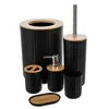 Kylpyhuonetarvikesarja - musta Ruhhy24636