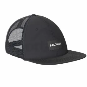Skrybėlė Salomon Flat Cap Deep Juoda