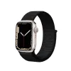 Crong Nylon Reflex - Sport Band for Apple Watch 44/45/46/49 mm (Black)