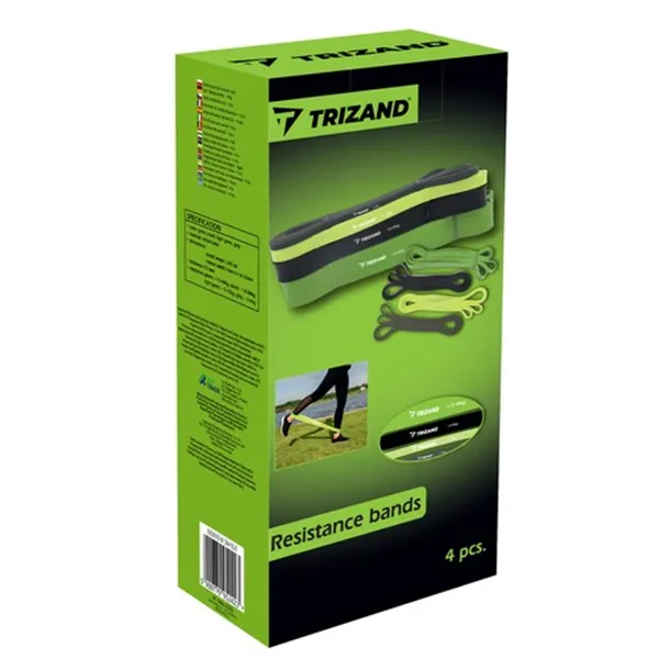 Harjoituskuminauhasetti - 4 kpl. Trizand 24305