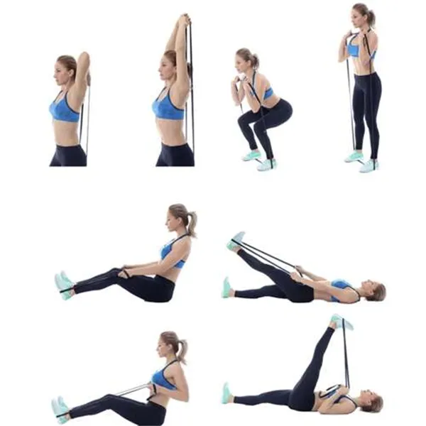 Set of exercise bands - 4 pcs. Trizand 24305