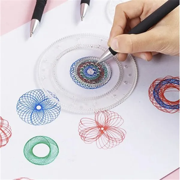 Joonistuskomplekt - spirograaf Maaleo 24346