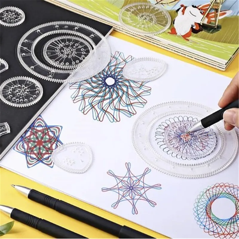Joonistuskomplekt - spirograaf Maaleo 24346