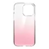 Speck Presidio Perfect-Clear + Ombre - iPhone 14 Pro Max Case with MICROBAN Coating (Clear / Vintage Rose Fade)