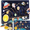 Medinė dėlionė - saulės sistema Kruzzel 24763