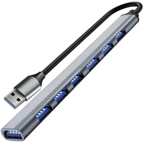 USB-jaotur - 1 port 3.2 + 6 porti 2.0 Izoxis 24374