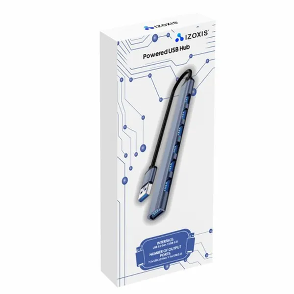 USB centrmezgls - 1 ports 3.2 + 6 porti 2.0 Izoxis 24374