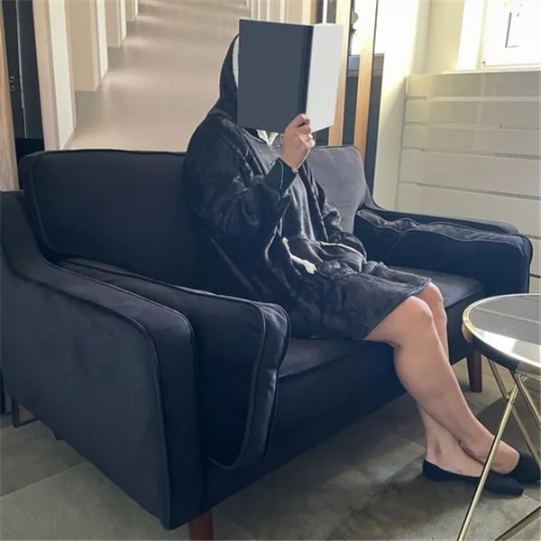 XXL sweatshirt - blanket black Ruhhy 24403