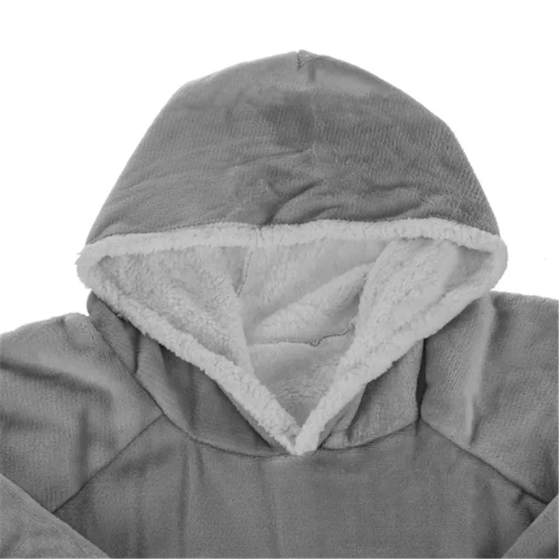 XXL sweatshirt - gray blanket Ruhhy 24402