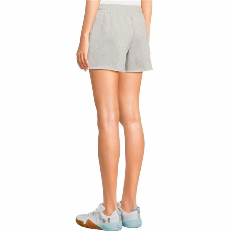 Naisten paidat Under Armour Rival Terry Short Harmaa