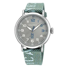 Meeste Kell Nautica NAPLSF019 Hõbedane (Ø 40 mm)