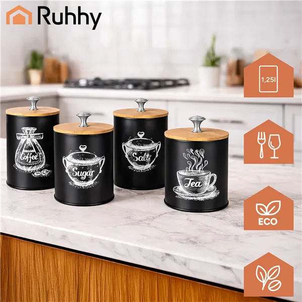 Kitchen containers - 4 pcs Ruhhy 24578