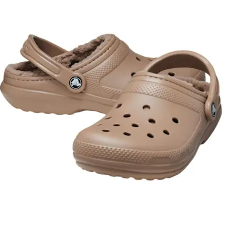 Clogs Crocs Classic Lined Clog White Natural