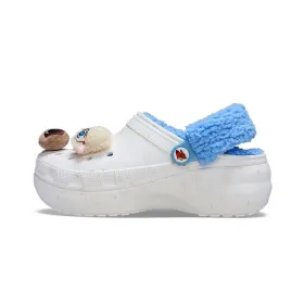 Puukingad Crocs Zootopia Lined Platform Clog W Valge