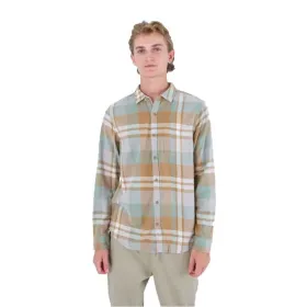 Vyriški marškiniai su ilgomis rankovėmis Hurley Portland Organic Ruda