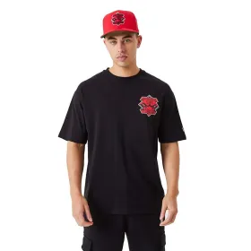 Men’s Short Sleeve T-Shirt New Era Championship Chicago Bulls Black