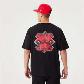 Men’s Short Sleeve T-Shirt New Era Championship Chicago Bulls Black