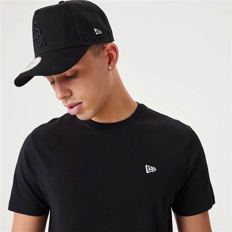 Футболка с коротким рукавом мужская New Era Essentials Чёрный