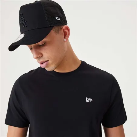 Футболка с коротким рукавом мужская New Era Essentials Чёрный