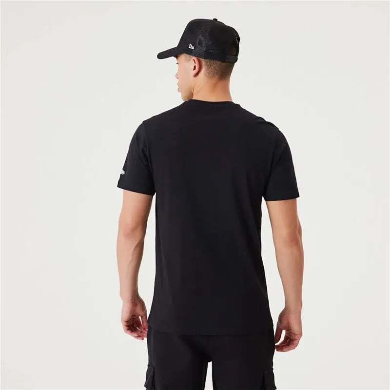 Футболка с коротким рукавом мужская New Era Essentials Чёрный