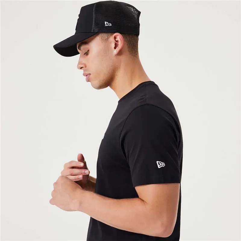 Футболка с коротким рукавом мужская New Era Essentials Чёрный