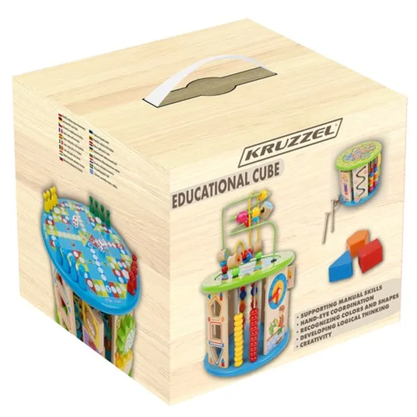 Puinen opetuskuutio Kruzzel 24670