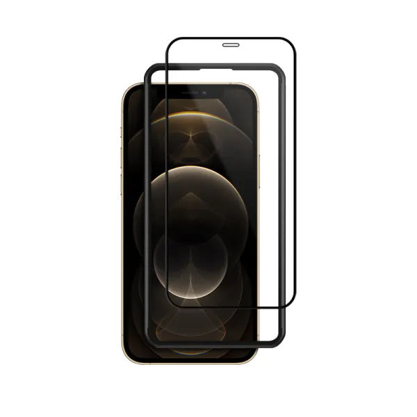 Crong Anti-Bacterial 3D Armor Glass – 9H tempered glass for the entire iPhone 12 Pro Max screen + installation frame