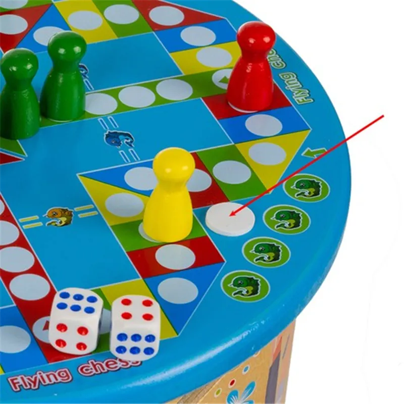 Wooden educational cube Kruzzel 24670