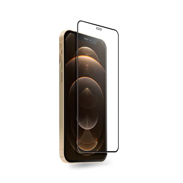 Crong Anti-Bacterial 3D Armor Glass – 9H tempered glass for the entire iPhone 12 Pro Max screen + installation frame