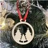 Wooden baubles - 36pcs Ruhhy 24855
