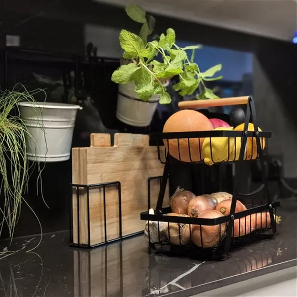 Ruhhy 24265 two-tier fruit/vegetable basket
