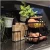 Ruhhy 24265 kahetasandiline puu-/köögiviljakorv