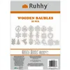 Puidust jõuluehted - 20 tk Ruhhy