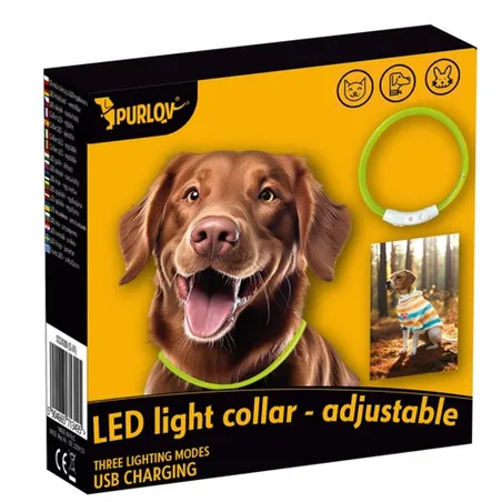 LED-valgusega kaelarihm - reguleeritav Purlov 24200
