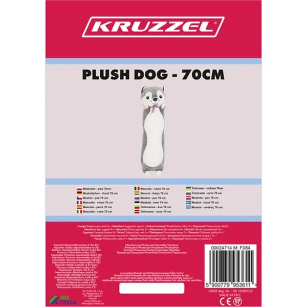 Maskotti - koira 70 cm Kruzzel 24714