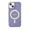 Guess Glitter Gold MagSafe - Casse for iPhone 14 Plus (Purple)