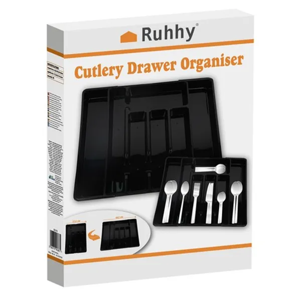 Plastmasas atvilktnes ieliktnis/organizators Ruhhy 24748