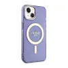 Guess Glitter Gold MagSafe - Casse for iPhone 14 Plus (Purple)