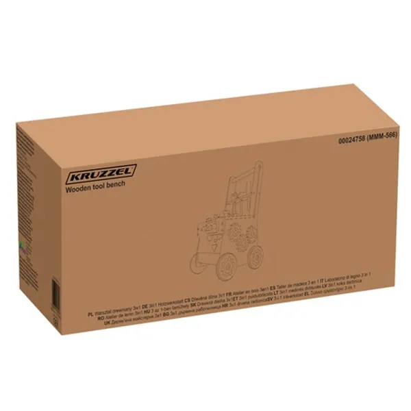 Koka darbnīca 3in1 Kruzzel 24758