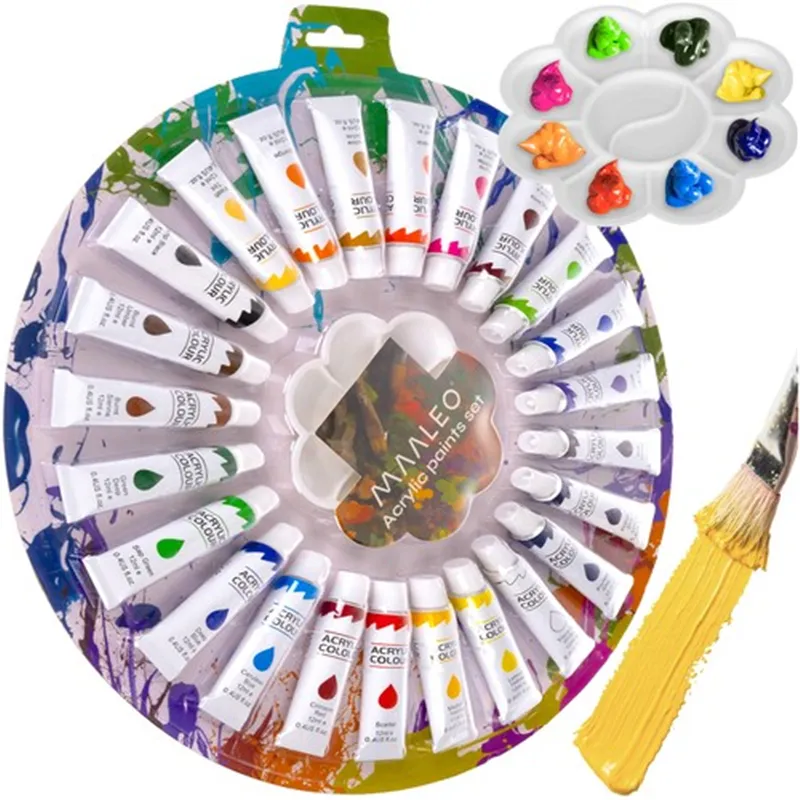 Akrüülvärvid 12ml - 24 tk komplekt Maaleo 24725