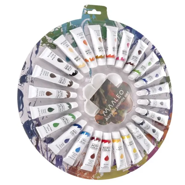 Akrüülvärvid 12ml - 24 tk komplekt Maaleo 24725