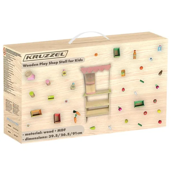 Medinis kioskas su priedais Kruzzel 24888