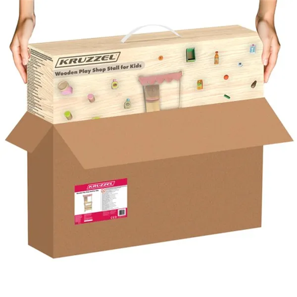 Wooden stall with accessories Kruzzel 24888