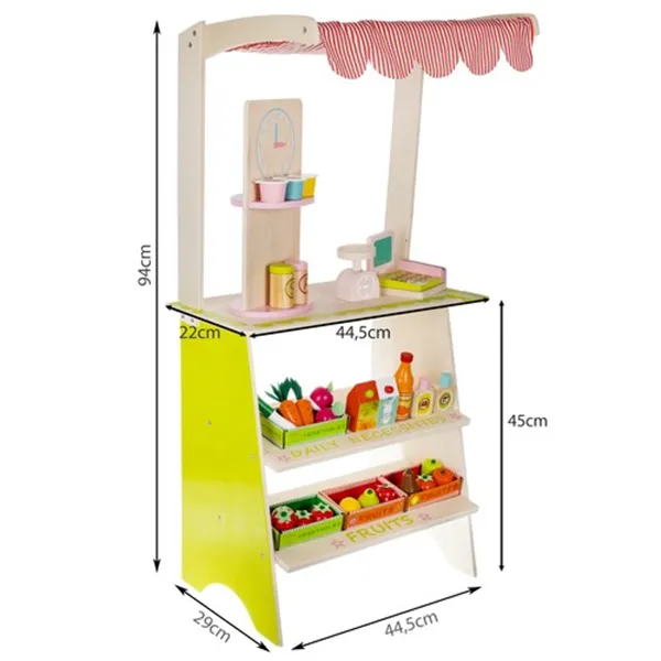 Puidust kiosk lisatarvikutega Kruzzel 24888