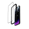 Crong Anti-Bacterial 3D Armor Glass - 9H Tempered Glass for the Full Screen iPhone 14 Pro Max + Installation Frame