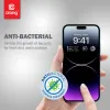 Crong Anti-Bacterial 3D Armor Glass - 9H Tempered Glass for the Full Screen iPhone 14 Pro Max + Installation Frame