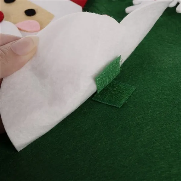 Felt Christmas tree with ornaments 24856