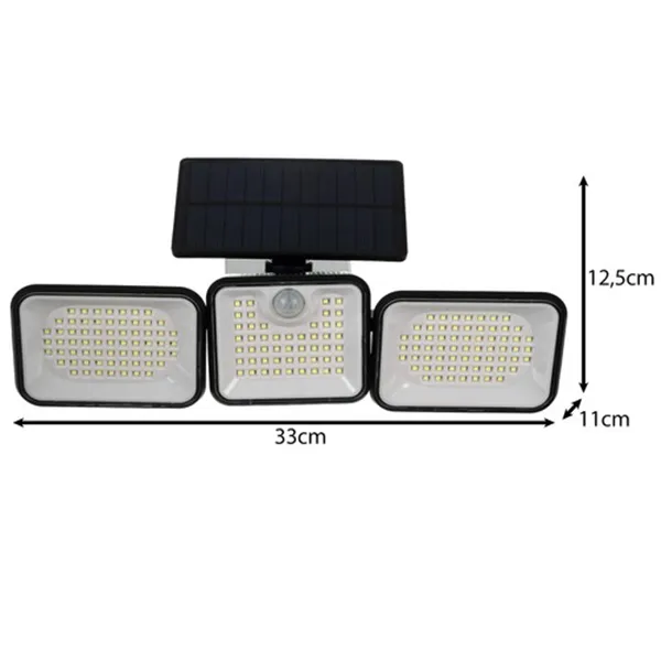 Aurinkolamppu 180 LED Izoxis 24889