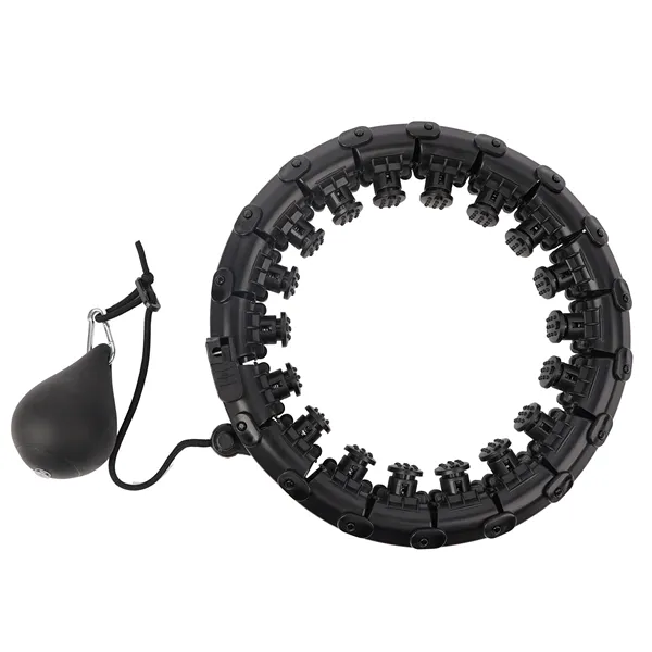 Hula hoop with massager + weight Trizand 25208