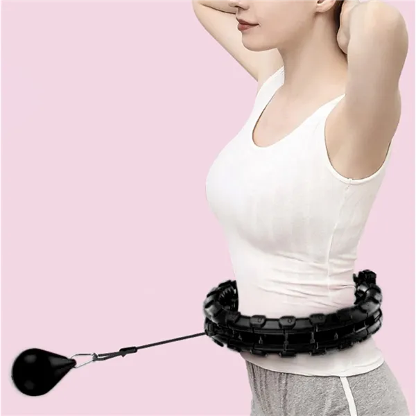 Hula hoop with massager + weight Trizand 25208